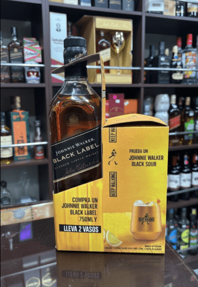 Set Jack Black Label + Vasos