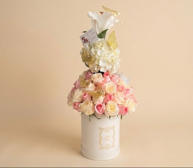 Caja Cilíndrica Elegante