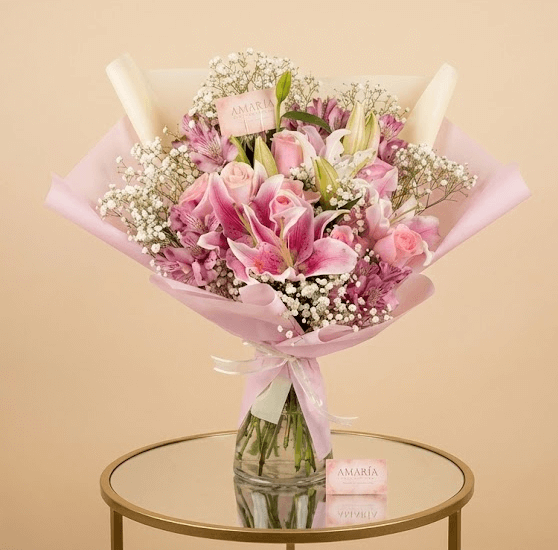 Bouquet Dulce Romance Rosado